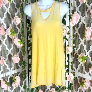 Yellow Cut Out Tank